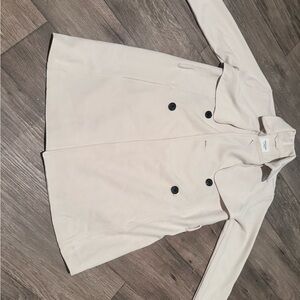 Abercrombie & Fitch Cream Pea Coat